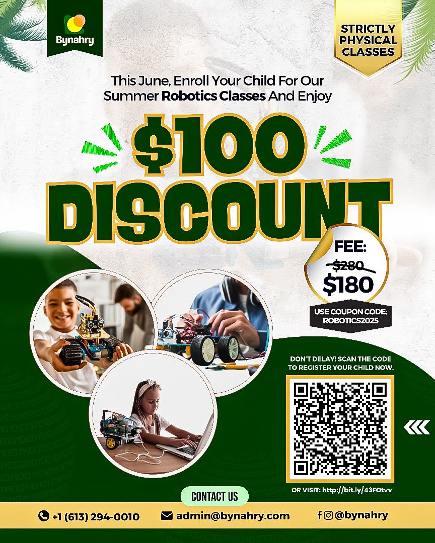 Enroll Early, Save Big: Summer Robotics Class $100 Discount Ends June&nbsp;30!